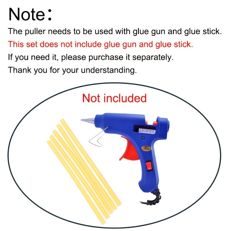Car Dent Removal Dent Puller Auto Body Repair Tool Kits Car Body Denting Dent Remover Paintless Repair Tools Kit (Without Glue)