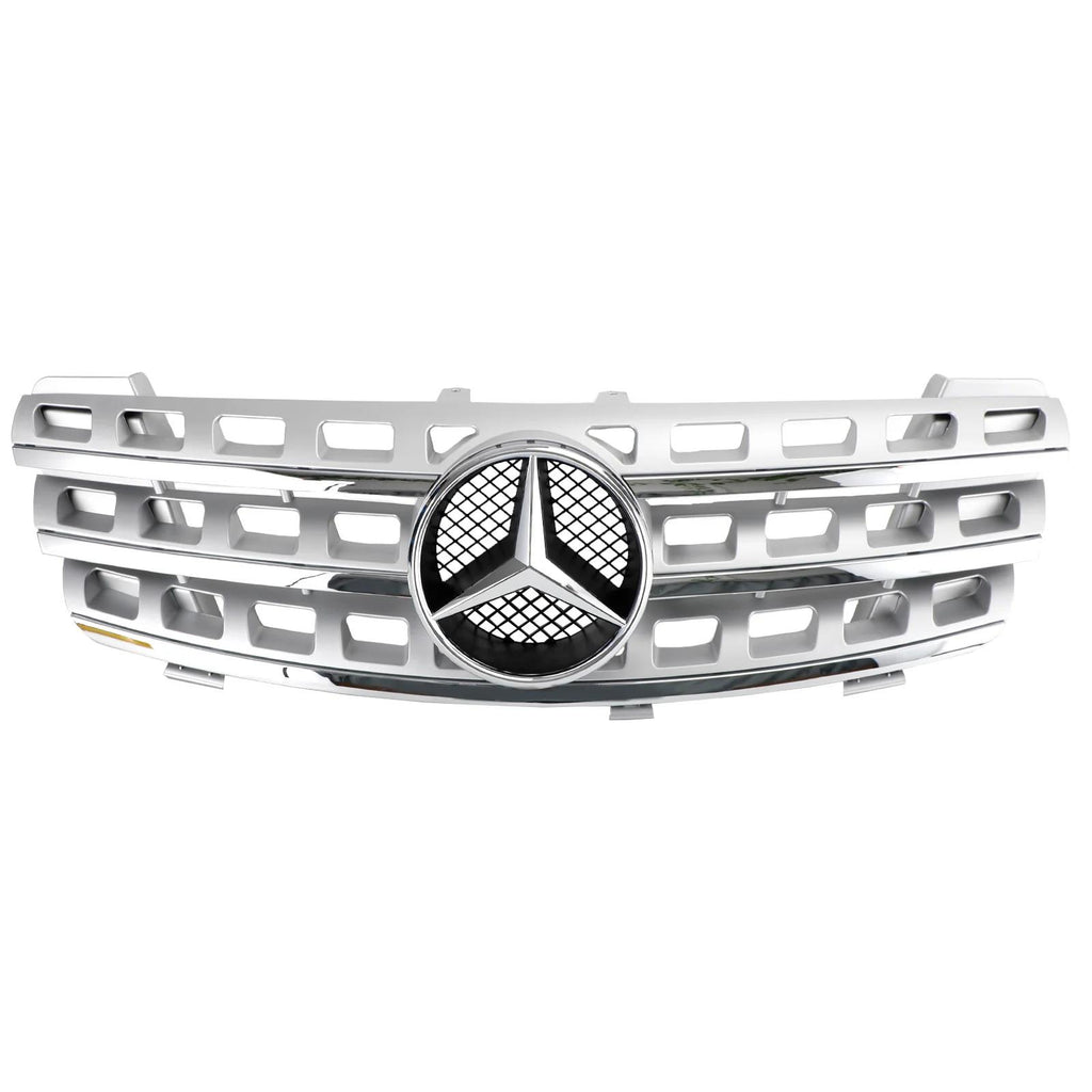 Benz ML-Class W164 2005-2008 AMG Style Chrome Front Grill Generic