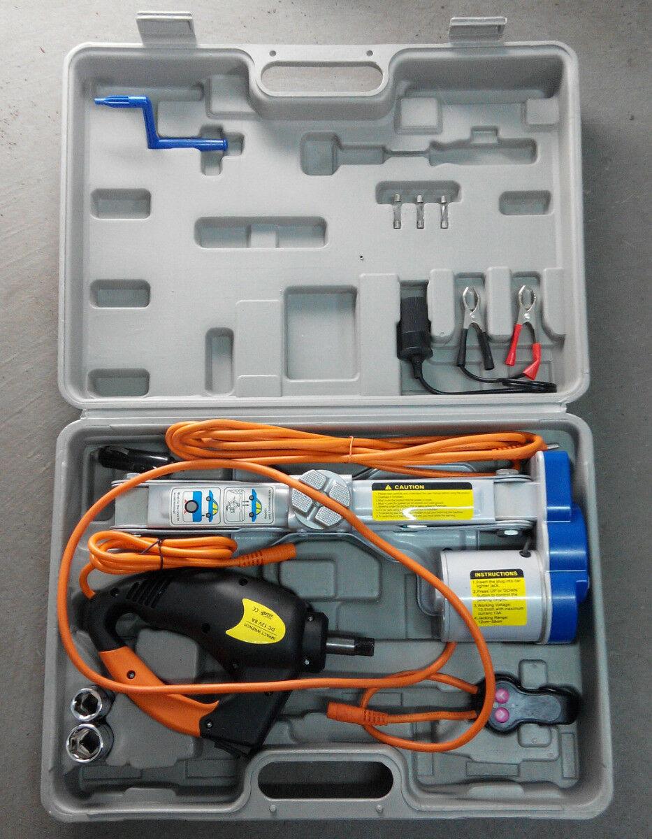 Electric Car Jack Car Floor Jack 1.5 Ton  12v Scissor Lift Tire Repair Tool