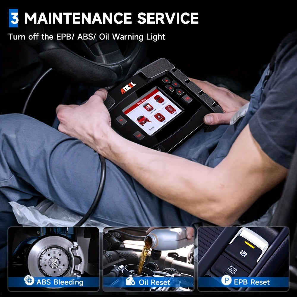 ANCEL FX5000 OBD2 Scanner Car Diagnostic Tool All System ABS Bleeding Oil Reset EPB Reset Automotive Scanner Lifetime Update