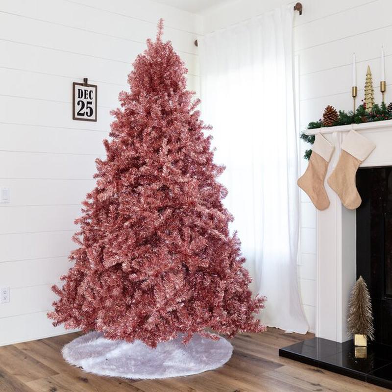 6 ft 7.5 ft Pink Artificial Christmas Tree Xmas Holiday Party Fairy Home Decor