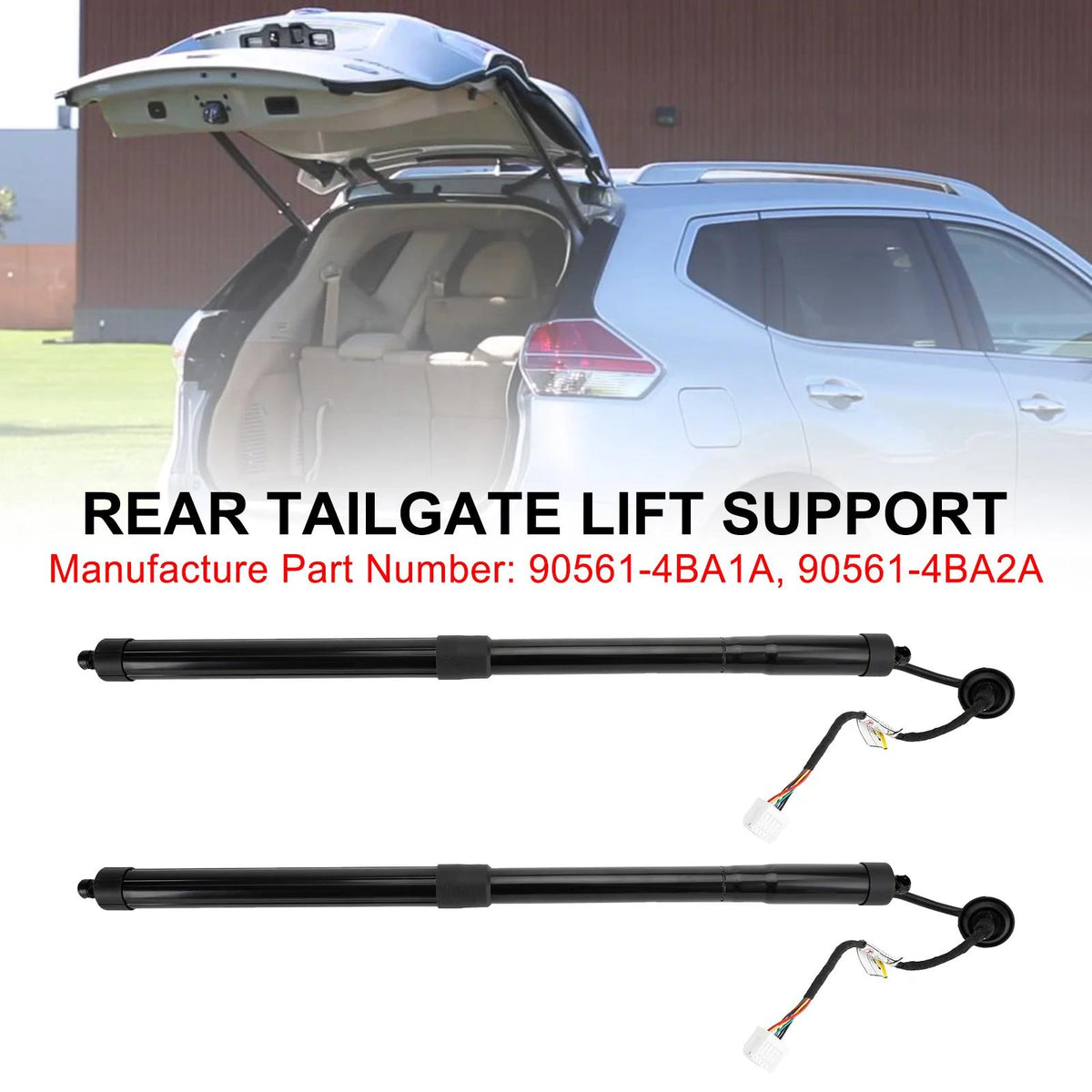 14-19 Nissan Rogue S/SL/SV Sport Utility 4-Door 2.5L 2PCS Electric Tailgate Struts 905614BA4A 905614BA3A Generic