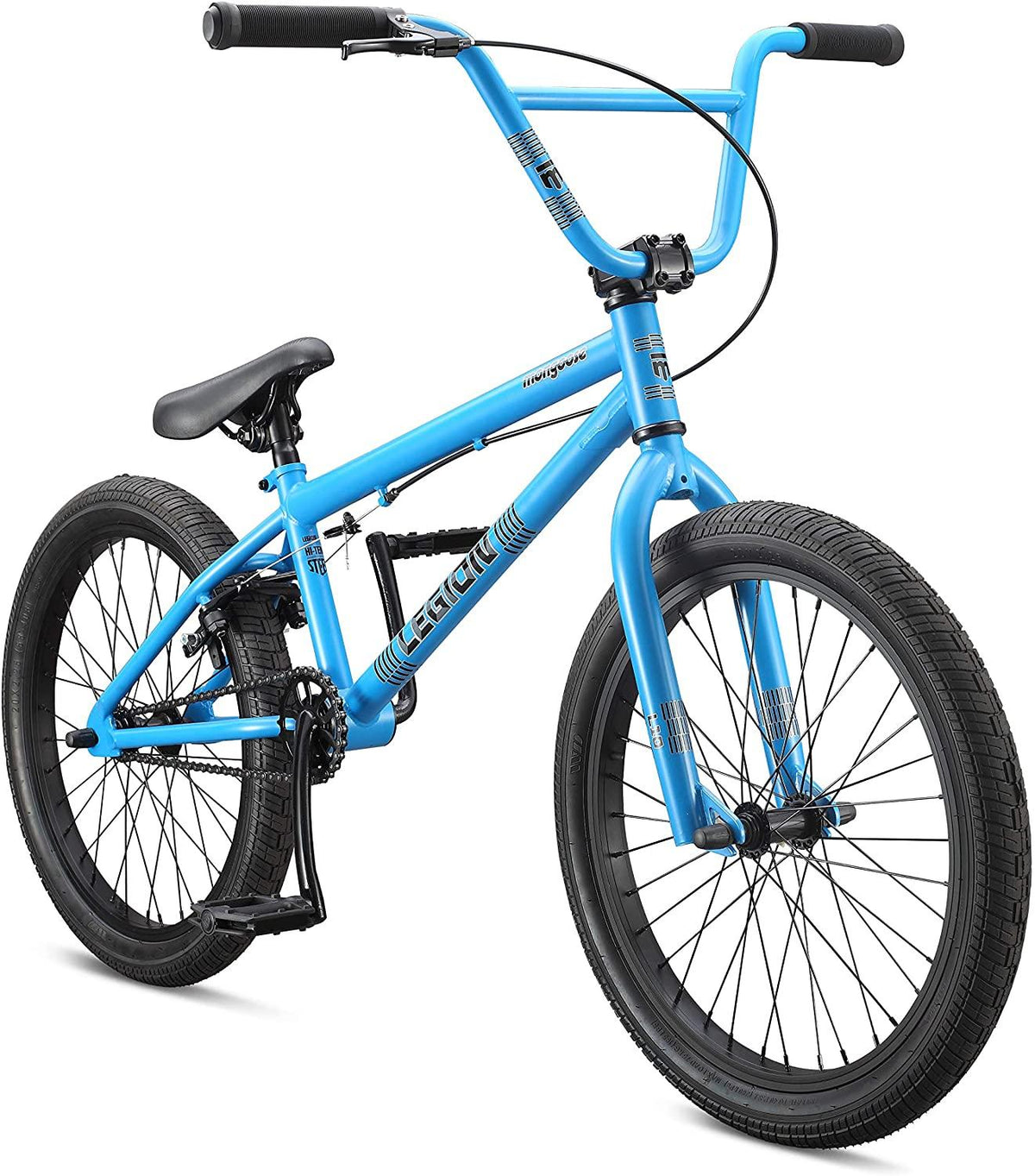 Mongoose Legion L10 Freestyle BMX Bike Line for Beginner-Level to Advanced Riders, Steel Frame, 20-Inch Wheels, Blue