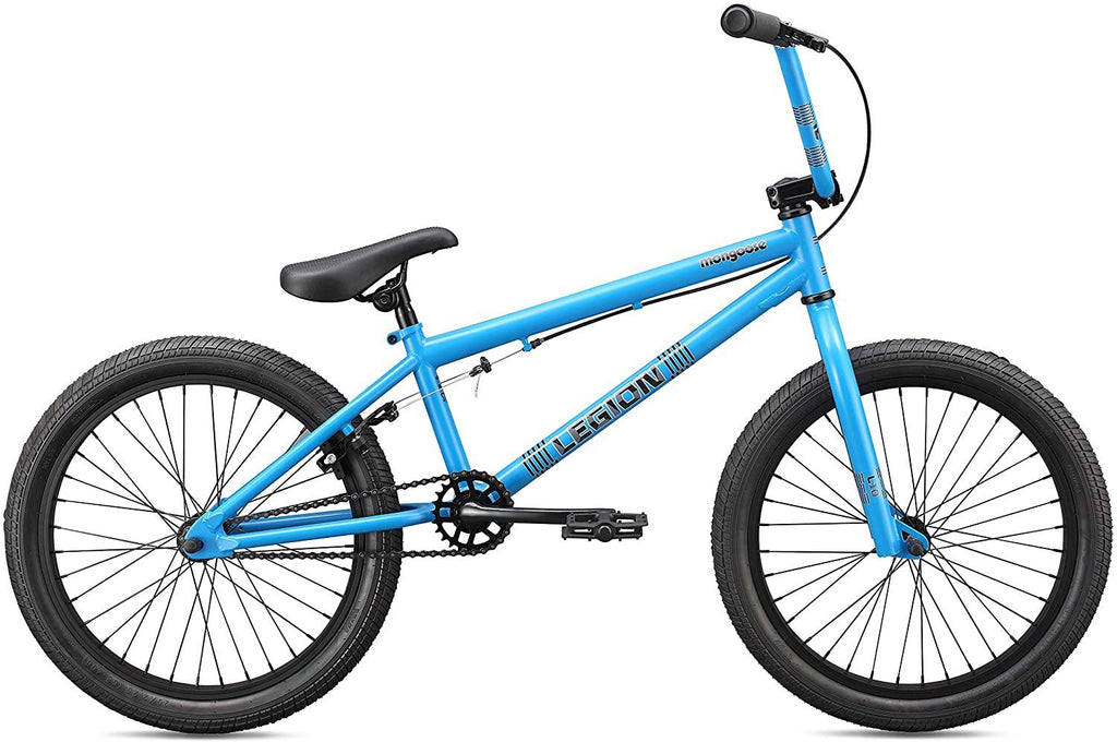 Mongoose Legion L10 Freestyle BMX Bike Line for Beginner-Level to Advanced Riders, Steel Frame, 20-Inch Wheels, Blue