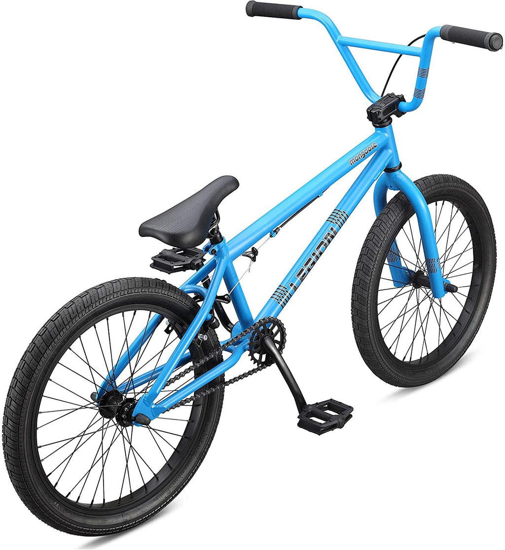 Mongoose Legion L10 Freestyle BMX Bike Line for Beginner-Level to Advanced Riders, Steel Frame, 20-Inch Wheels, Blue