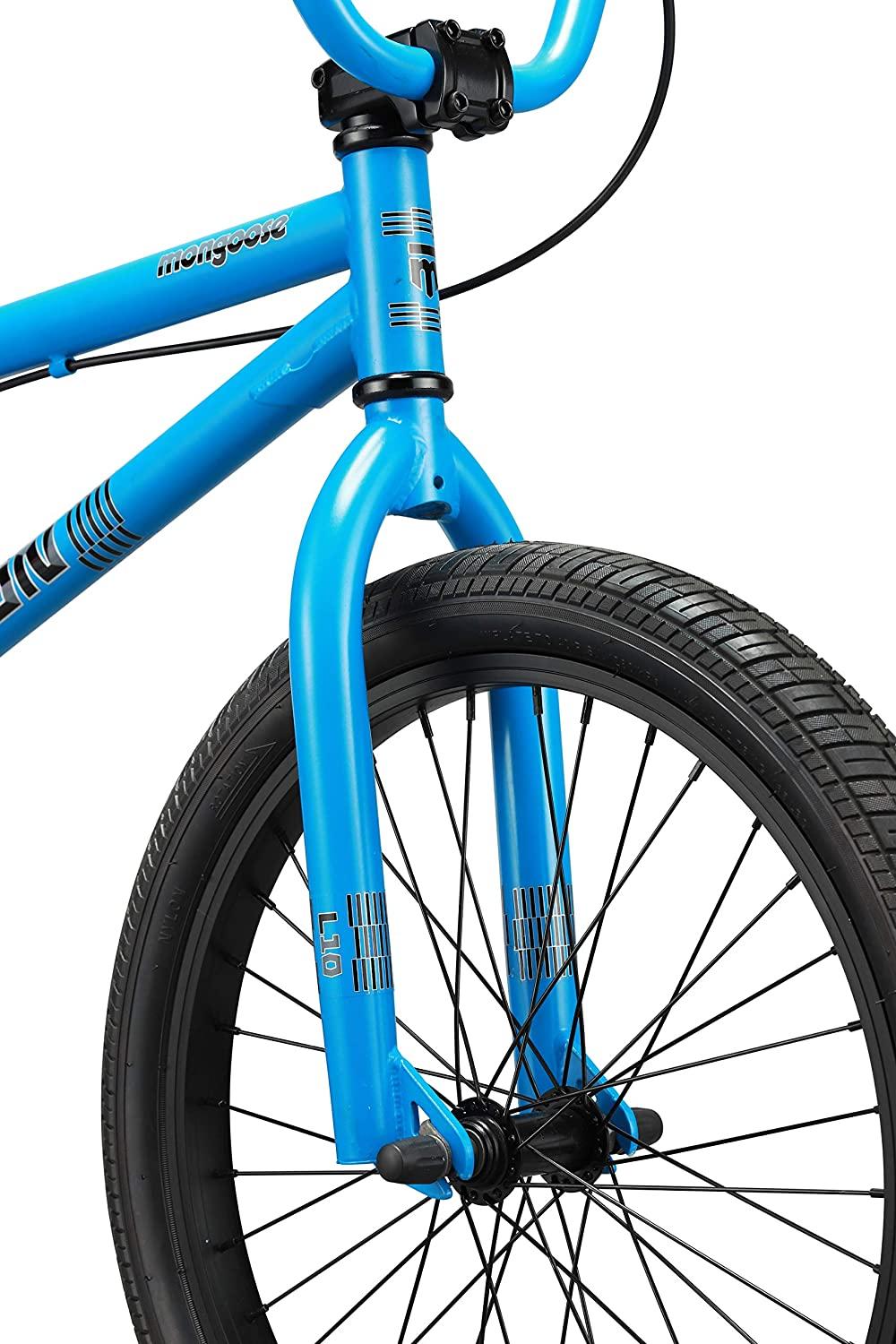 Mongoose Legion L10 Freestyle BMX Bike Line for Beginner-Level to Advanced Riders, Steel Frame, 20-Inch Wheels, Blue