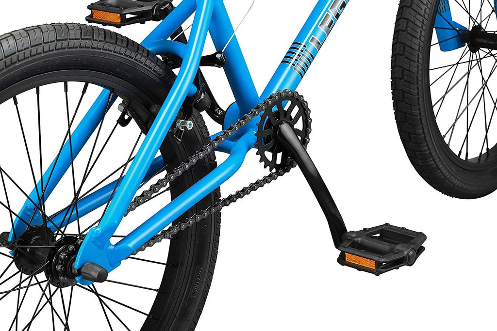 Mongoose Legion L10 Freestyle BMX Bike Line for Beginner-Level to Advanced Riders, Steel Frame, 20-Inch Wheels, Blue