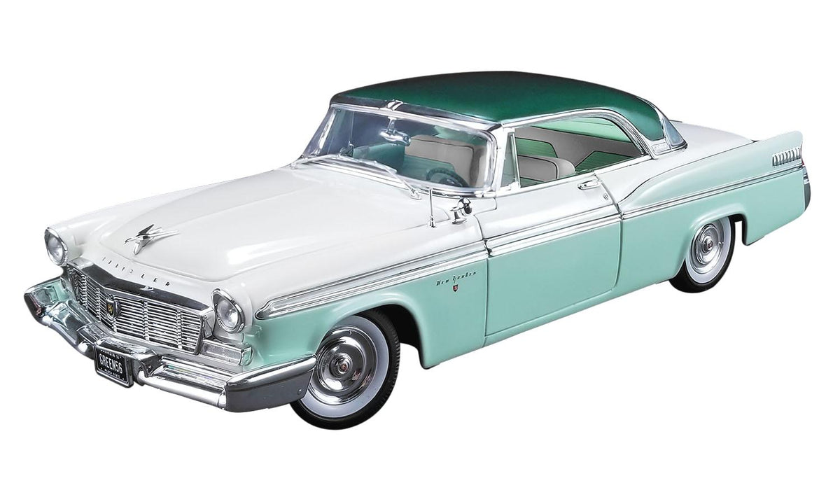 1956 Chrysler Yorker St. Regis Mint Green & White w/Dark Green Top Limited Edition to 570 pcs 1/18 Diecast Car ACME