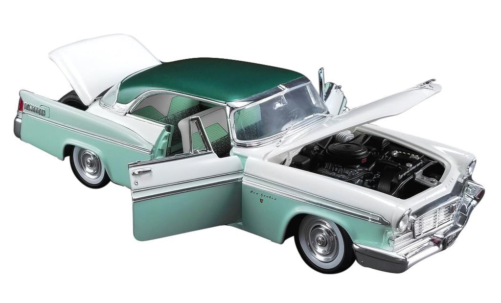 1956 Chrysler Yorker St. Regis Mint Green & White w/Dark Green Top Limited Edition to 570 pcs 1/18 Diecast Car ACME