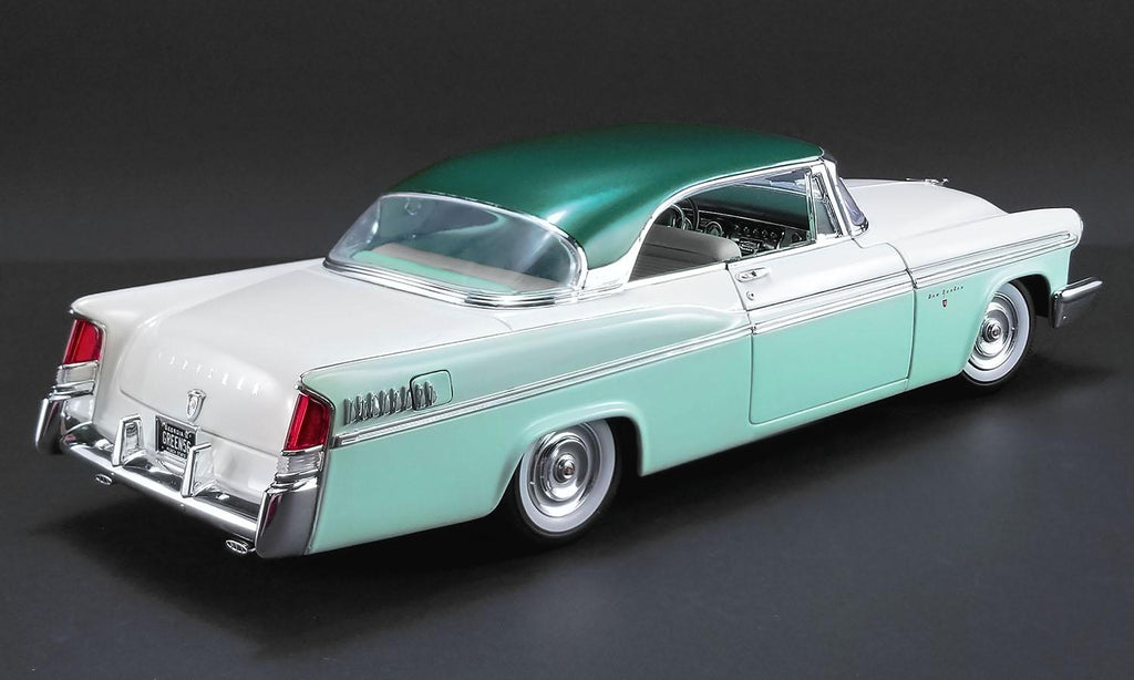 1956 Chrysler Yorker St. Regis Mint Green & White w/Dark Green Top Limited Edition to 570 pcs 1/18 Diecast Car ACME