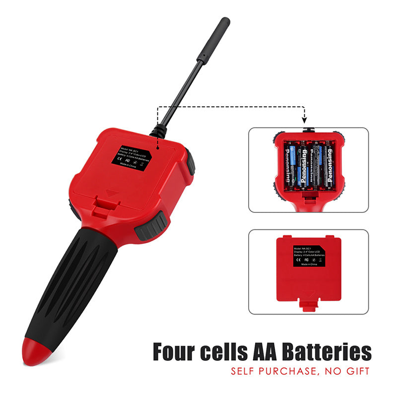Industrial Endoscope, HD Camera Industrial Automotive Repair Engine Inspection Camera Detector Car Repair Tool