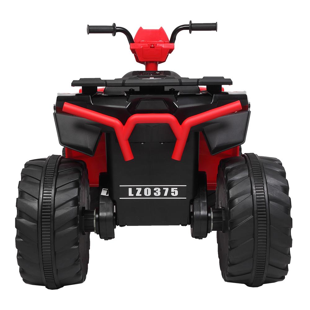 12V Battery Powered Kids Electric Vehicle, Ride on Car ATV for Kids, 4 Wheeler Quad with Headlights, MP3, USB, Volume Control, LarSeat, Electric Ride on Toys for Boys Girls, Two Speed Mode, Q11311