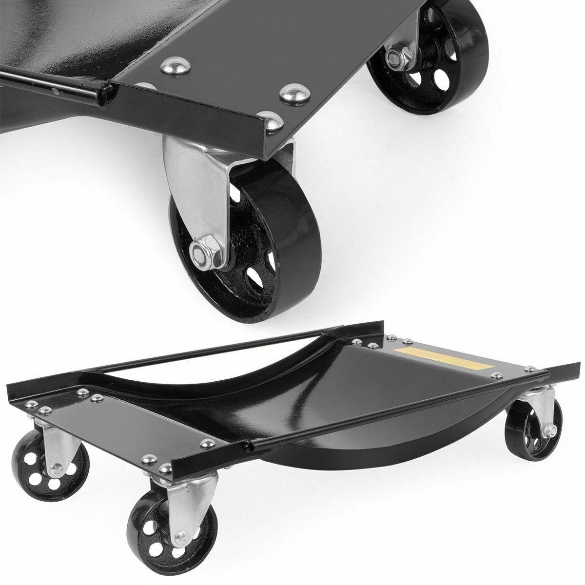 Set of 4-pieces Automotive Rolling Vehicle Auto Car Tire Dolly Wheels Garage