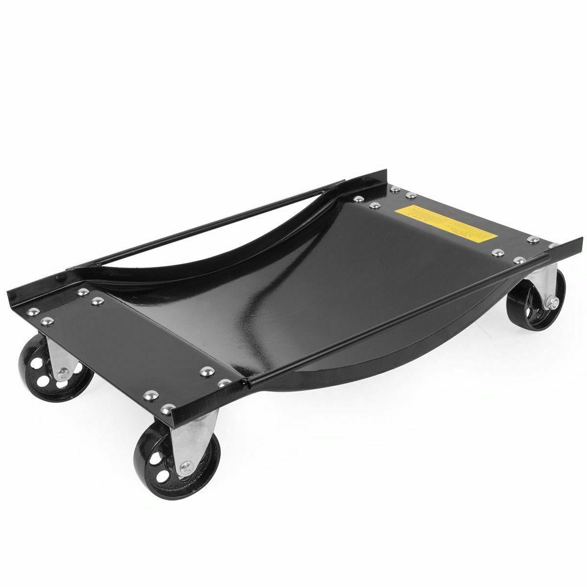 Set of 4-pieces Automotive Rolling Vehicle Auto Car Tire Dolly Wheels Garage
