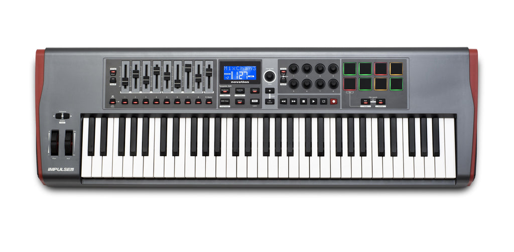 Novation - Impulse MIDI Interface/Keyboard Controller Featuring AutoMap4 (61 keys)