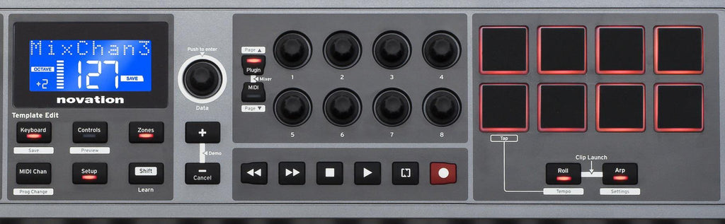 Novation - Impulse MIDI Interface/Keyboard Controller Featuring AutoMap4 (61 keys)