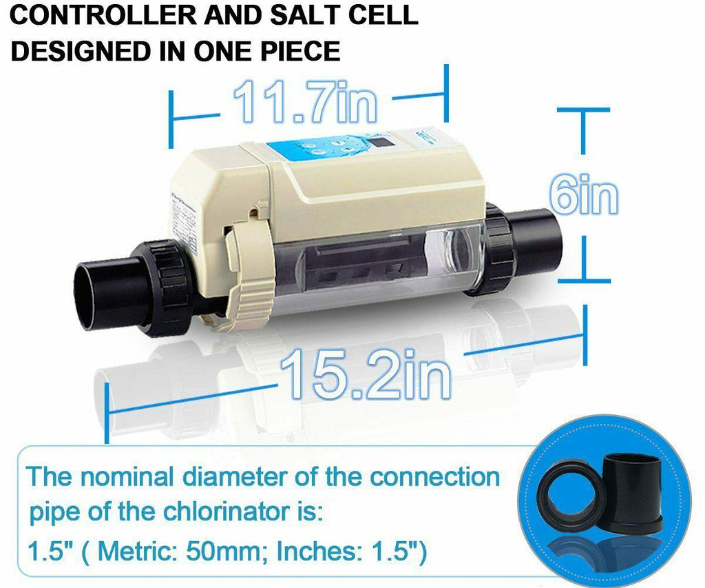 salt chlorine generator ec20 above ground pool salt water system for 26000 gal