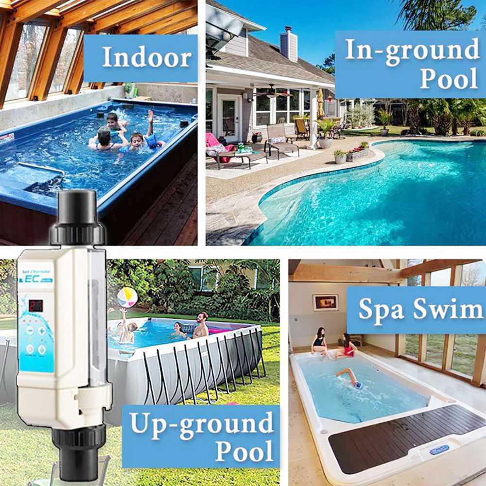 salt chlorine generator ec20 above ground pool salt water system for 26000 gal