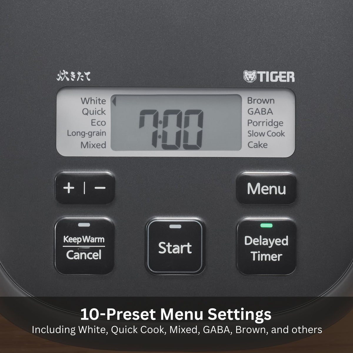 JBS-A55U-KB 3-Cup (Uncooked) Micom Rice Cooker and Warmer with Non-Stick Ceramic Coated Inner Pot and 10 Auto-Cook Settings, Black