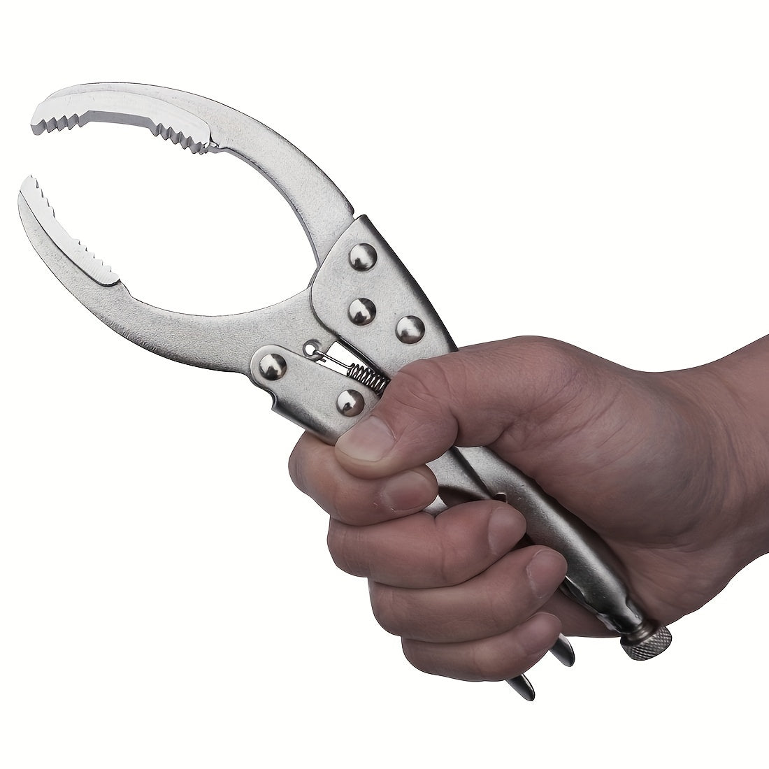 1pc LocGrip Oil Filter Remover Wrench Tool Vise Vice Holding Gripping Pliers