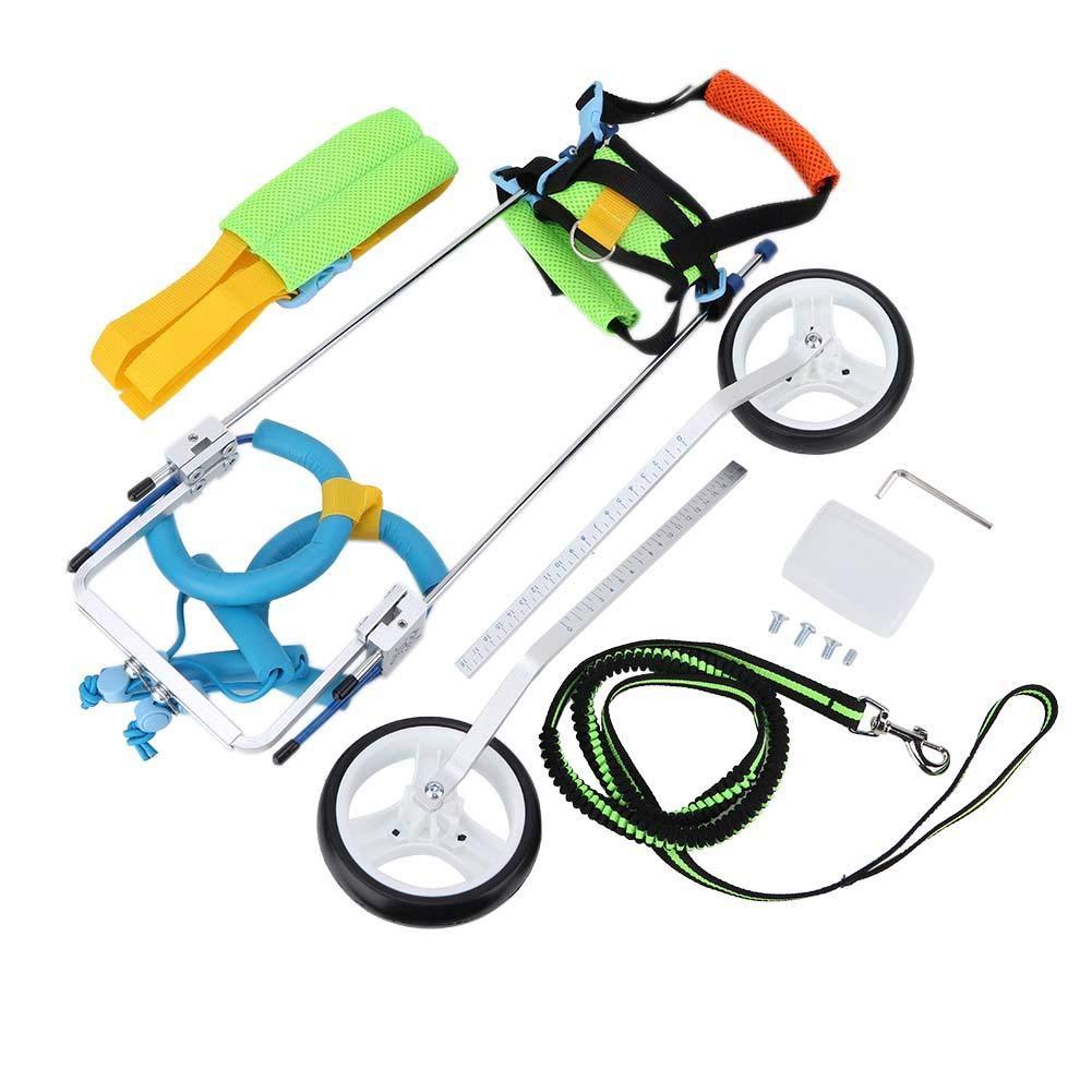 Ichiias Dog Wheelchair Adjustable Disabled Pet Assisted Walk for Hind Legs Rehabilitation