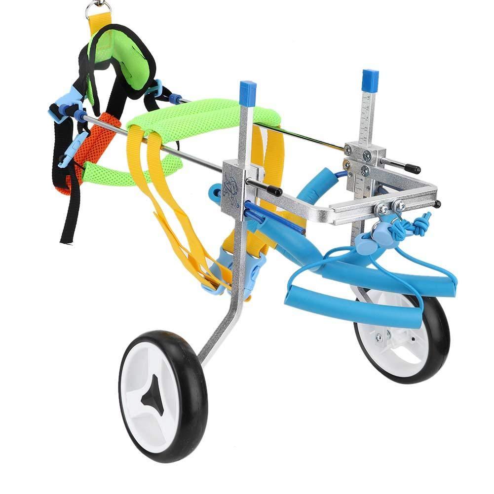 Ichiias Dog Wheelchair Adjustable Disabled Pet Assisted Walk for Hind Legs Rehabilitation