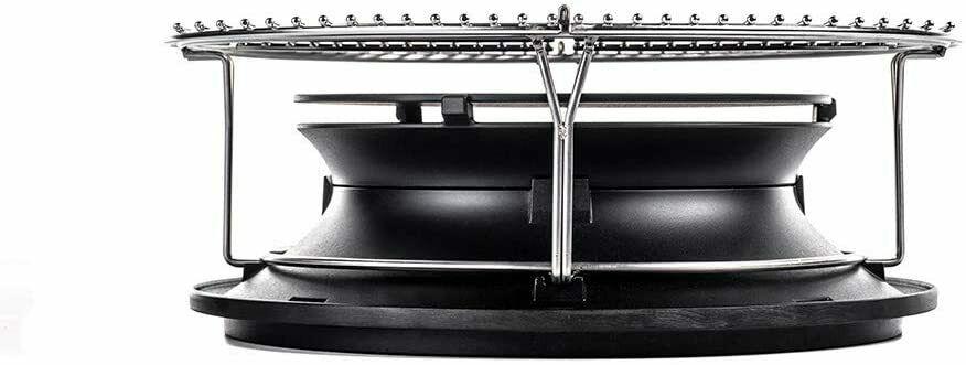 Kamado Joe KJ-Hyper Classic SloRoller with Cooking Rack, Black