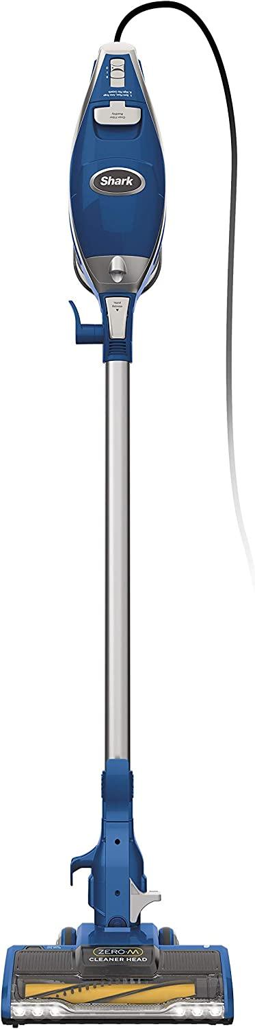 Shark HV343AMZ Rocket Corded Stick Vacuum with Self-Cleaning Brushroll, Lightweight &amp; Maneuverable, Perfect for Pet Hair Pickup, Converts to a Hand Vacuum, with Crevice &amp; Upholstery Tools, Blue/Silver
