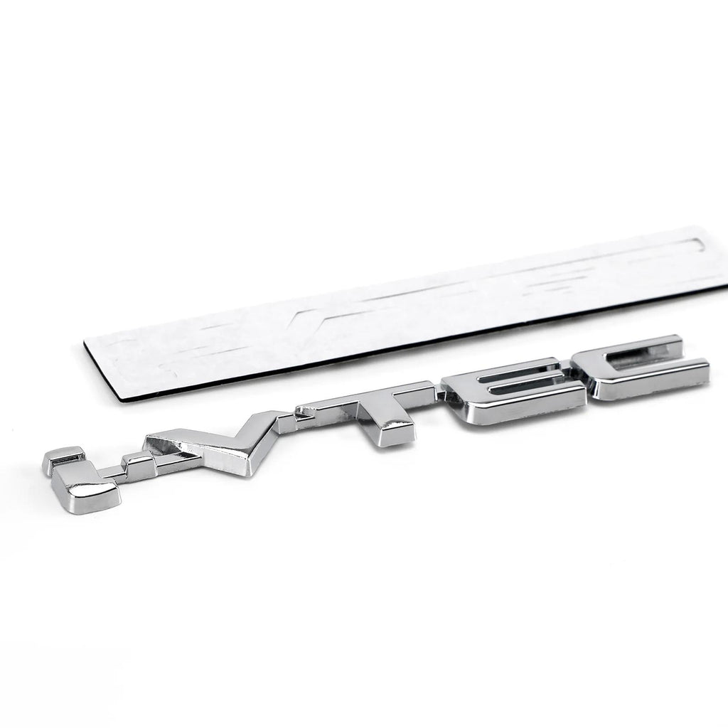 3D Metal i-VTEC Car Trunk Rear Turbo Fender Emblem Badge Decals Stickers Silver Generic