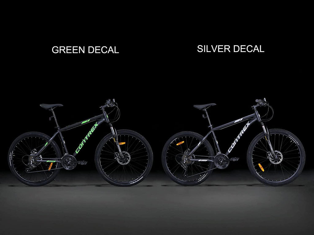 Mountain Bike 26 Inch Wheels,Contrex 21 Speed Aluminum Frame Trail Bicycle with Suspension Multiple Colors Double Disc Brake, Lightweight,for Men Women Adult