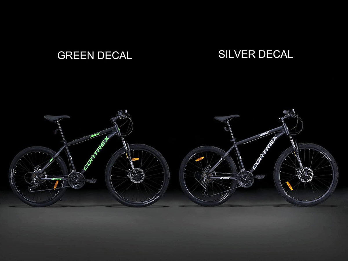 Mountain Bike 26 Inch Wheels,Contrex 21 Speed Aluminum Frame Trail Bicycle with Suspension Multiple Colors Double Disc Brake, Lightweight,for Men Women Adult