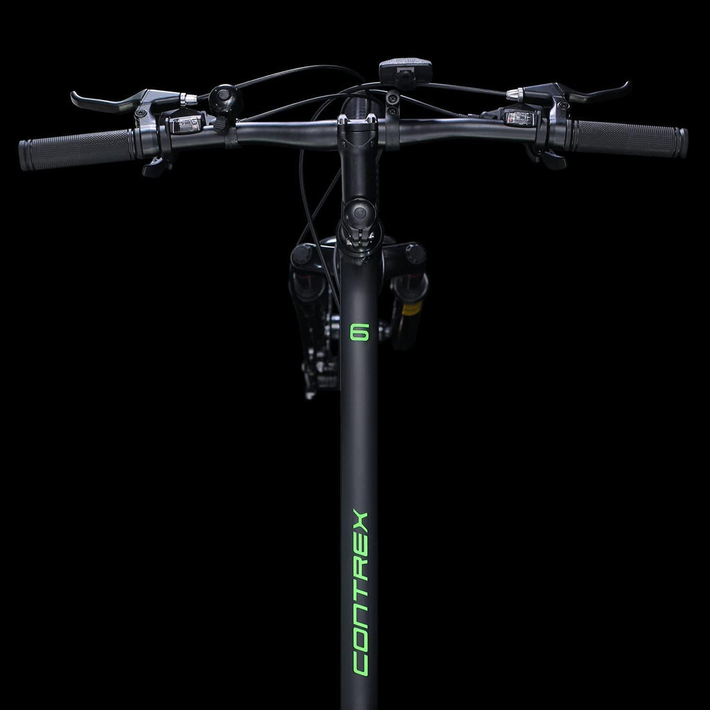 Mountain Bike 26 Inch Wheels,Contrex 21 Speed Aluminum Frame Trail Bicycle with Suspension Multiple Colors Double Disc Brake, Lightweight,for Men Women Adult