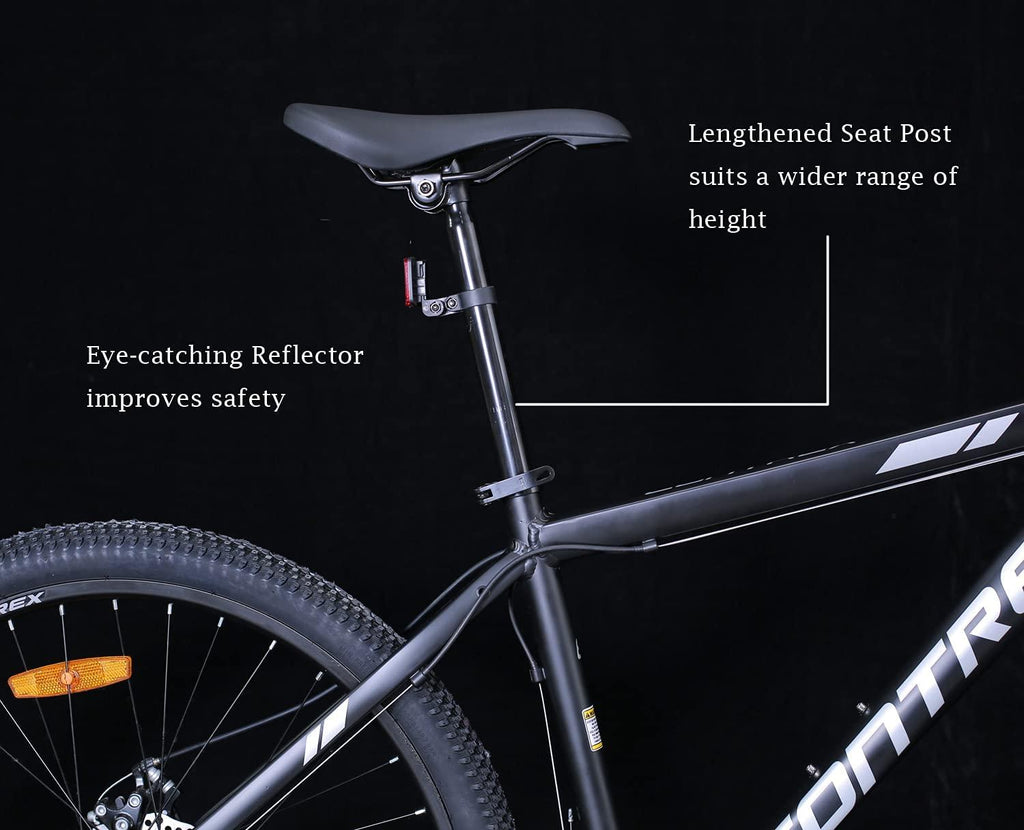 Mountain Bike 26 Inch Wheels,Contrex 21 Speed Aluminum Frame Trail Bicycle with Suspension Multiple Colors Double Disc Brake, Lightweight,for Men Women Adult