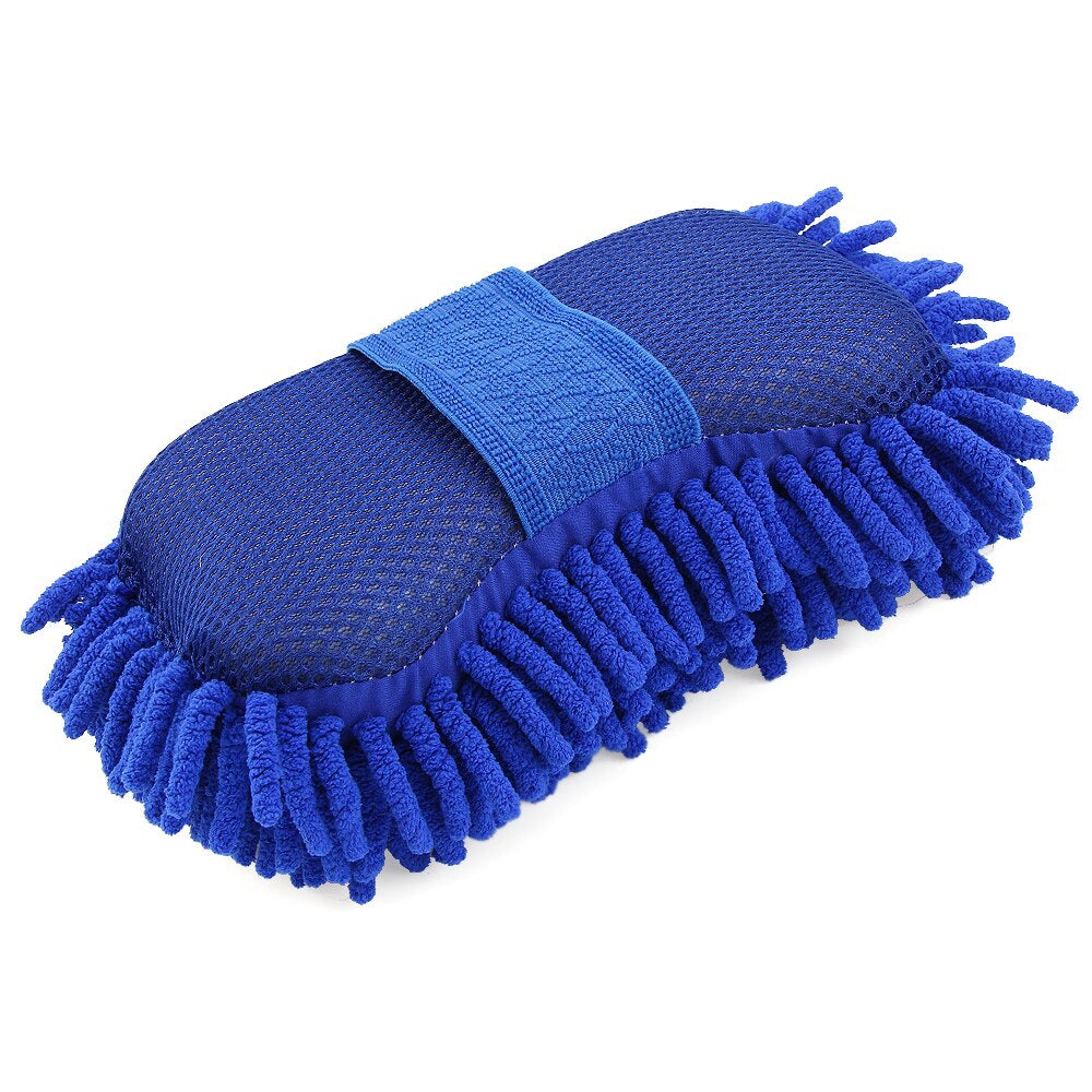 Car Motorcycle Washing SponBrush Soft Chenille Microfiber For Car Body Cleaning Water Absorbtion SponBrushes Detailing Washer