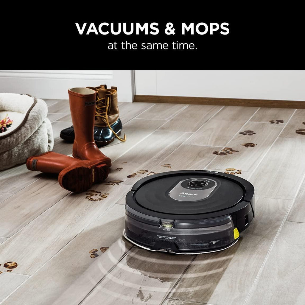 Shark AI Robot Vacuum &amp; Mop, Black/Silver (RV2001WD)