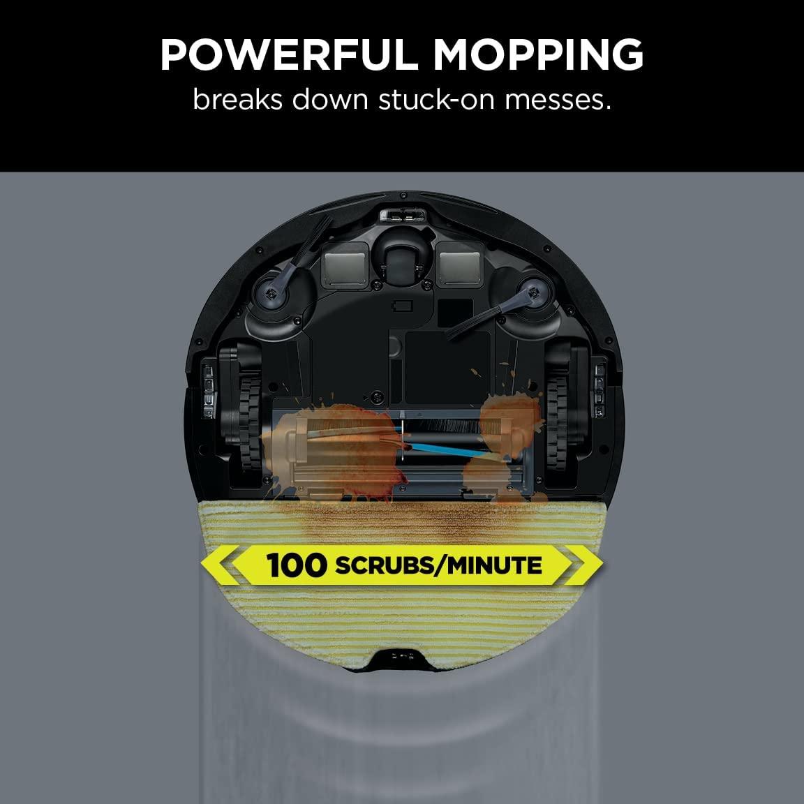 Shark AI Robot Vacuum &amp; Mop, Black/Silver (RV2001WD)