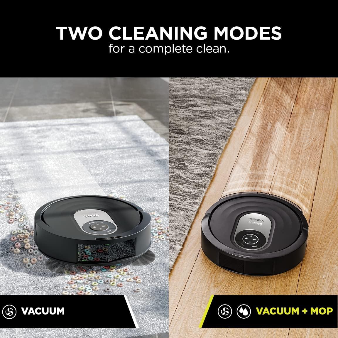 Shark AI Robot Vacuum &amp; Mop, Black/Silver (RV2001WD)