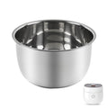 Replacement Rice Cooker 6-Cup Inner Pot Only Compatible with  CR-0675FW – 304  Steel Inner Bowl with Multi-Ply Base, Durable Pots for Multi-Cookers, Easy to Clean and Dishwasher Safe