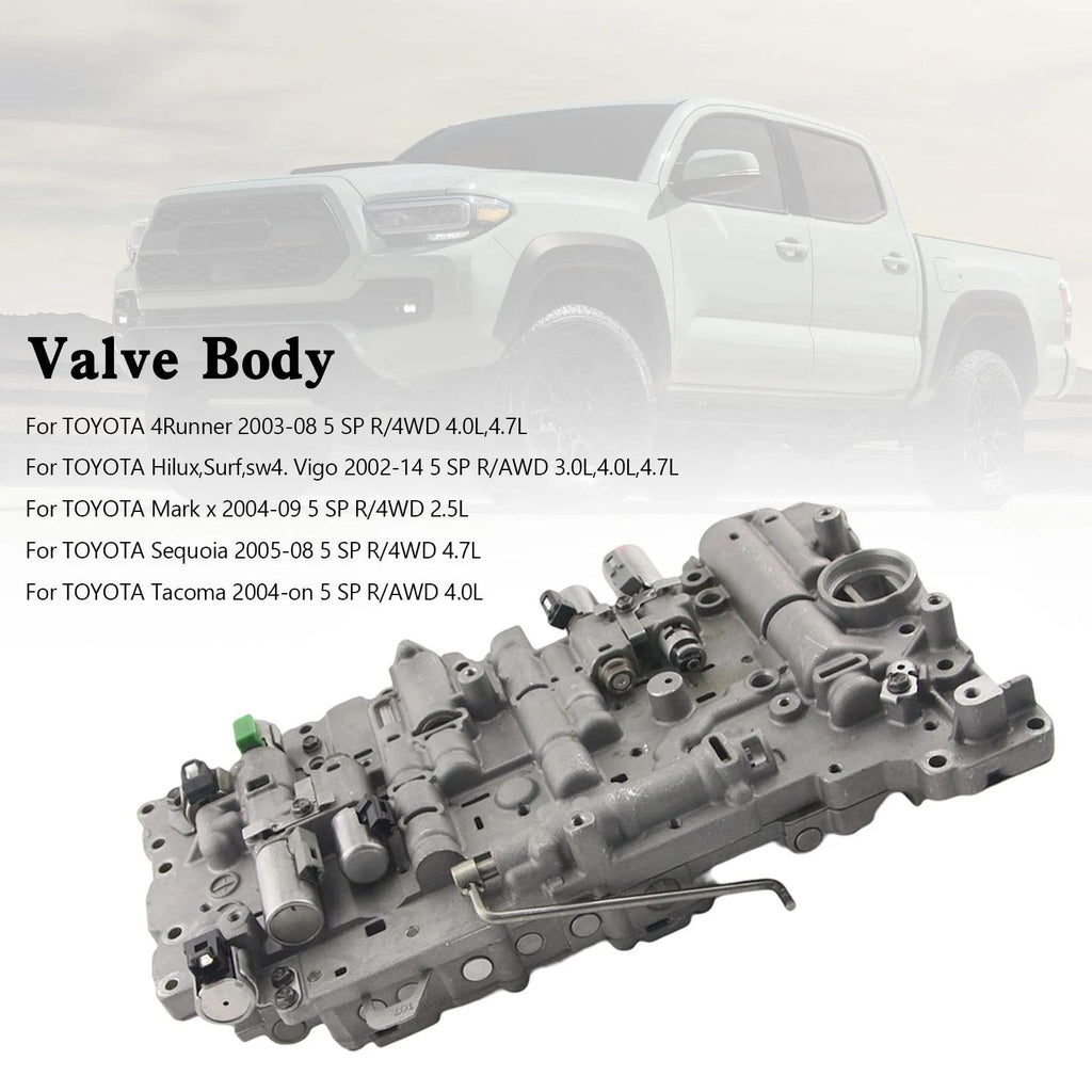 2003-2008 Toyota 4Runner 5 SP R/4WD 4.0L/4.7L A750E A750EF 8850 Transmission Valve Body W/ Solenoids TB-50LS Generic