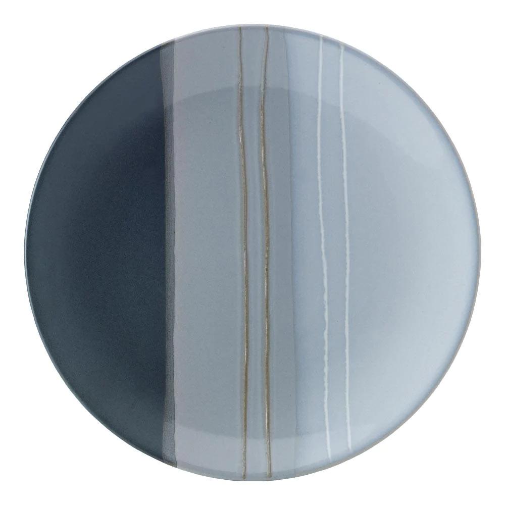 Parker Gray 16 Piece Dinnerware Set, Service for 4