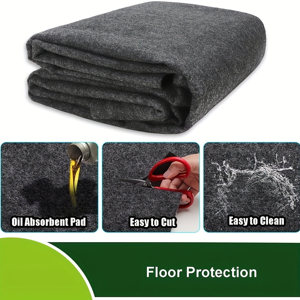 GaraFloor Mat Under Car,Oil Spill Mat,Waterproof BacAbsorbent Pad Protects GaraFloor from Spills, Drips, Splashes Stains. Durable, Reusable