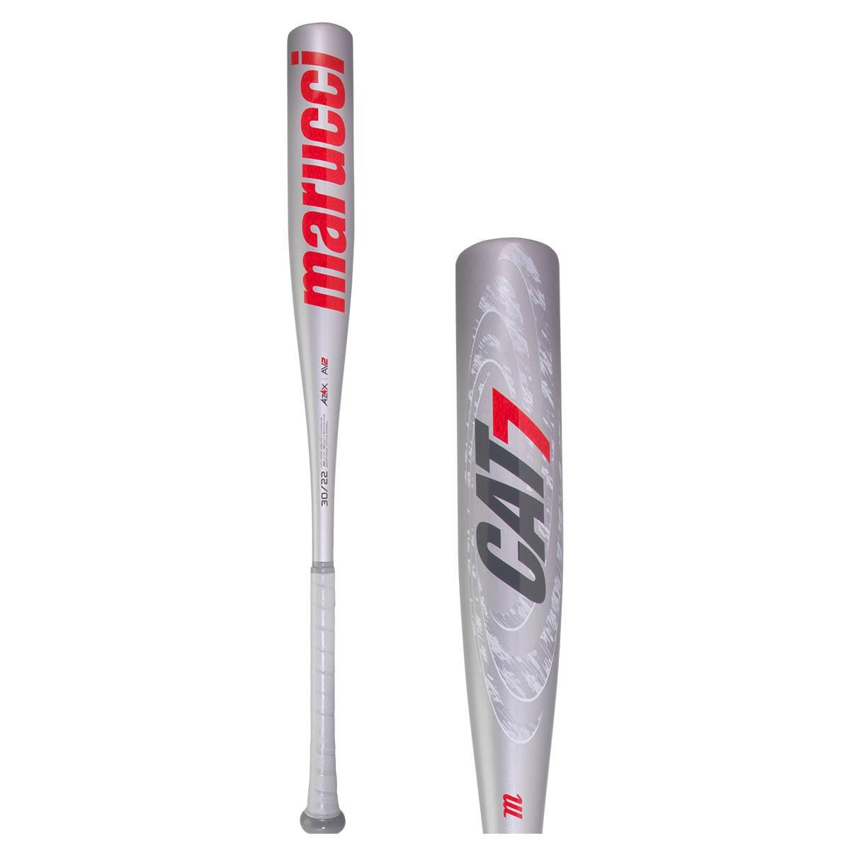 Marucci CAT7 Silver -8 USSSA Baseball Bat: MSBC728S 29" 21 oz.