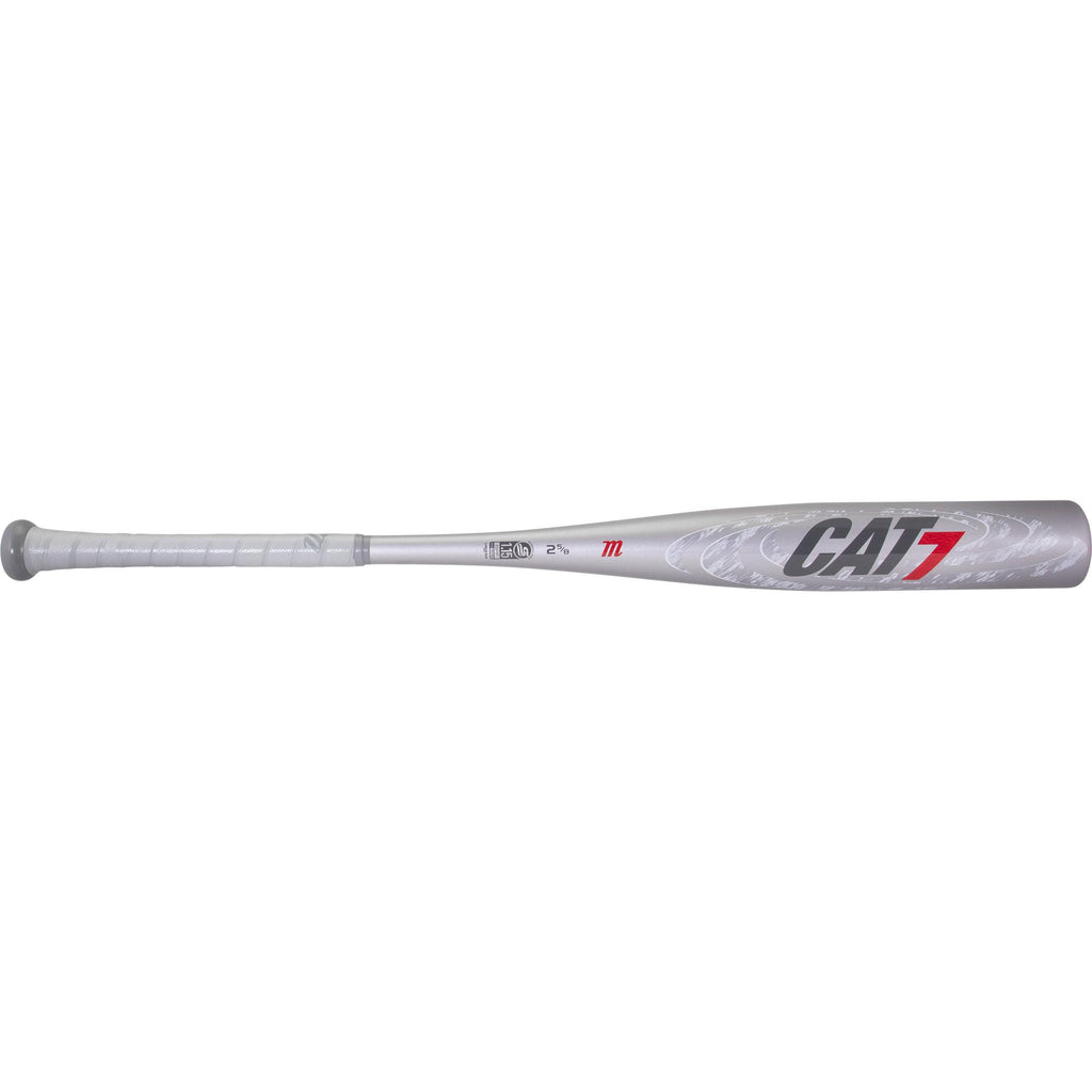 Marucci CAT7 Silver -8 USSSA Baseball Bat: MSBC728S 30" 22 oz.