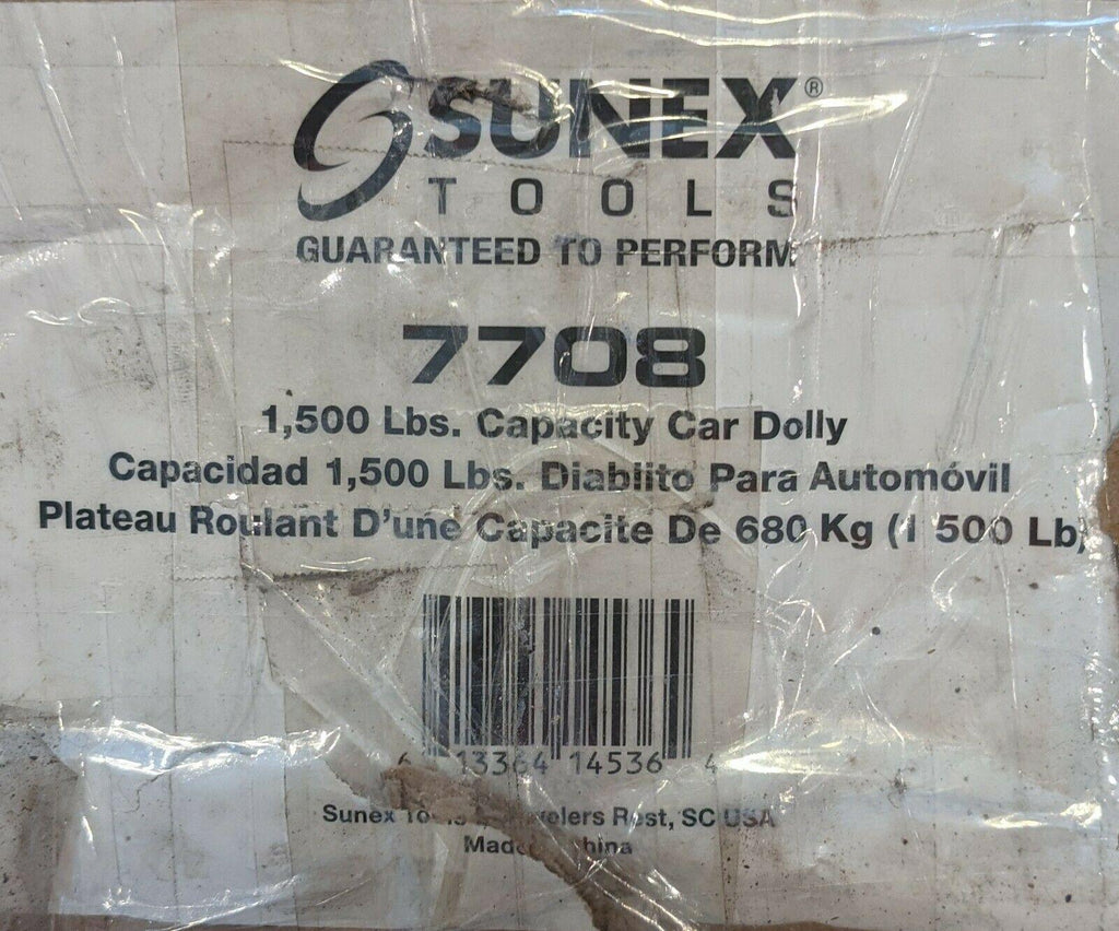Sunex Tools 1,500lb capacity Car Dolly (#7708)