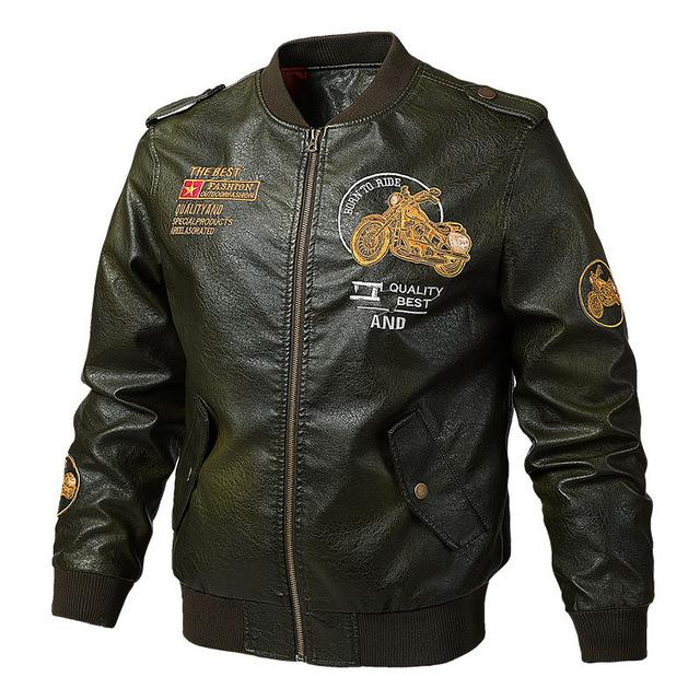 Men's Clothing - Autumn Winter Men's Leather Outwear Jackets
