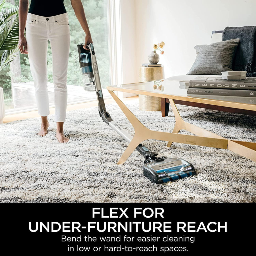 Shark IZ462H Vertex Ultra Lightweight Cordless Stick Vacuum with DuoClean PowerFins, Crevice, Pet Multi-Tool, Anti-Allergen, Brush, Removable Handheld