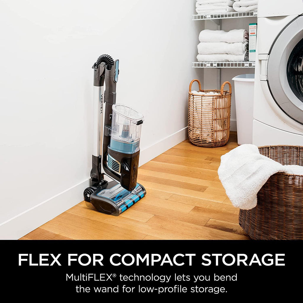 Shark IZ462H Vertex Ultra Lightweight Cordless Stick Vacuum with DuoClean PowerFins, Crevice, Pet Multi-Tool, Anti-Allergen, Brush, Removable Handheld