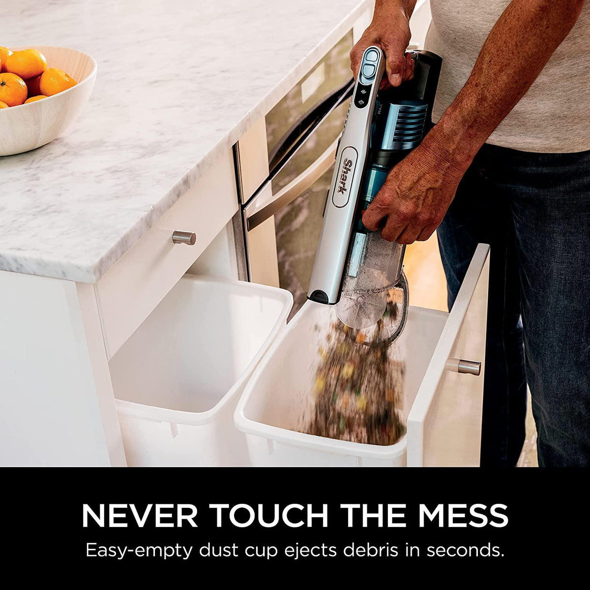 Shark IZ462H Vertex Ultra Lightweight Cordless Stick Vacuum with DuoClean PowerFins, Crevice, Pet Multi-Tool, Anti-Allergen, Brush, Removable Handheld