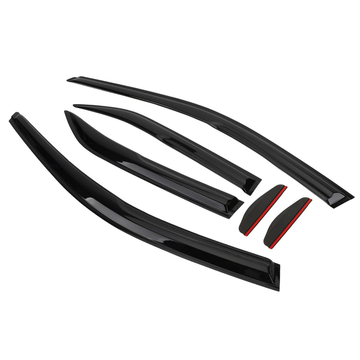 12-17 Toyota Camry Car Window Sun Rain Guard Visors Kit 6PCS Generic