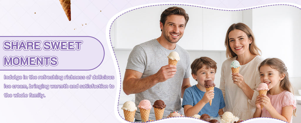 Ice Cream Maker Attachment for  Stand Mixer, Fits 4.5Qt and Larger  Mixers, 2 Quart Frozen Yogurt, Sorbet & Gelato Ice Cream Bowl by